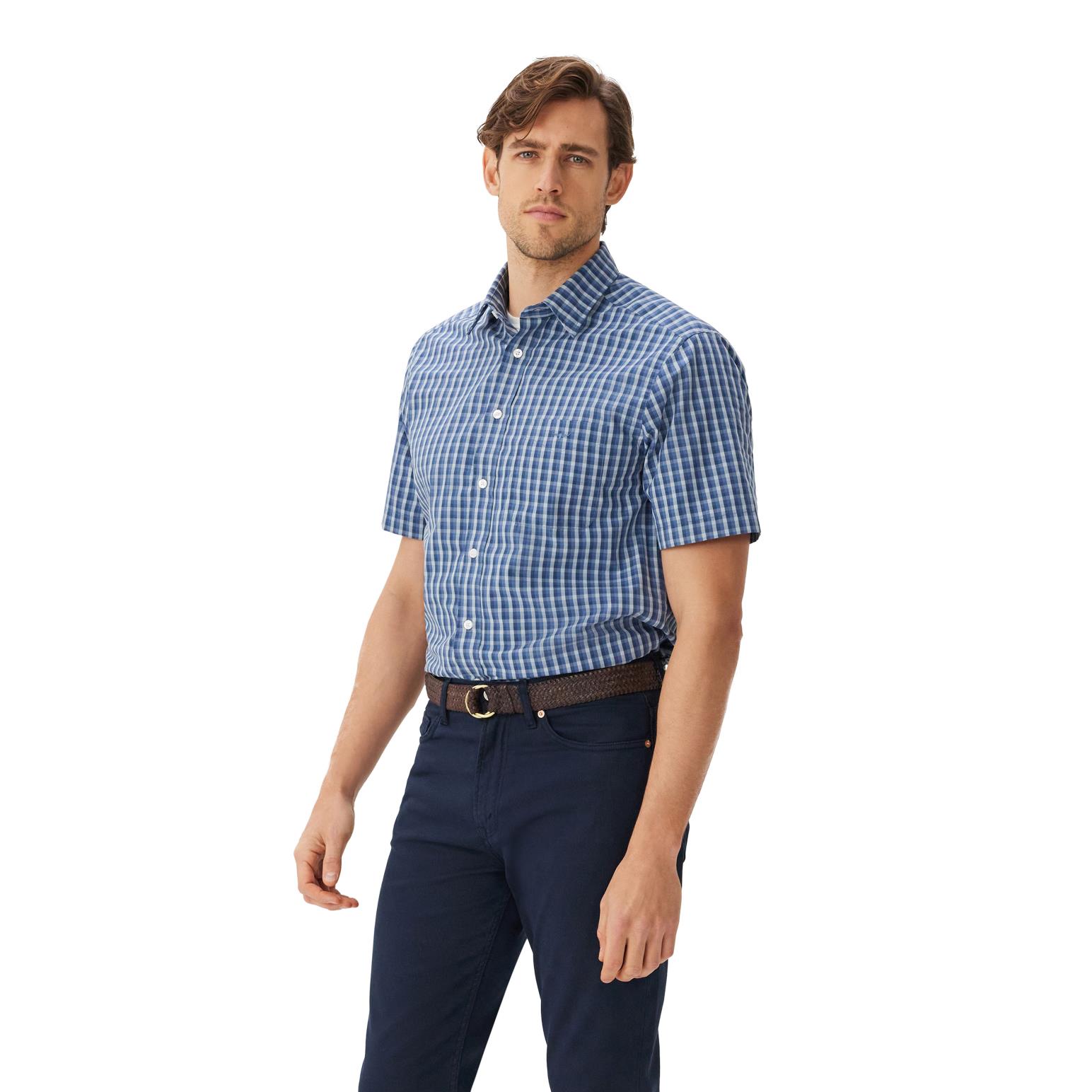 R.M. Williams Classic Poplin Short Sleeve Shirt